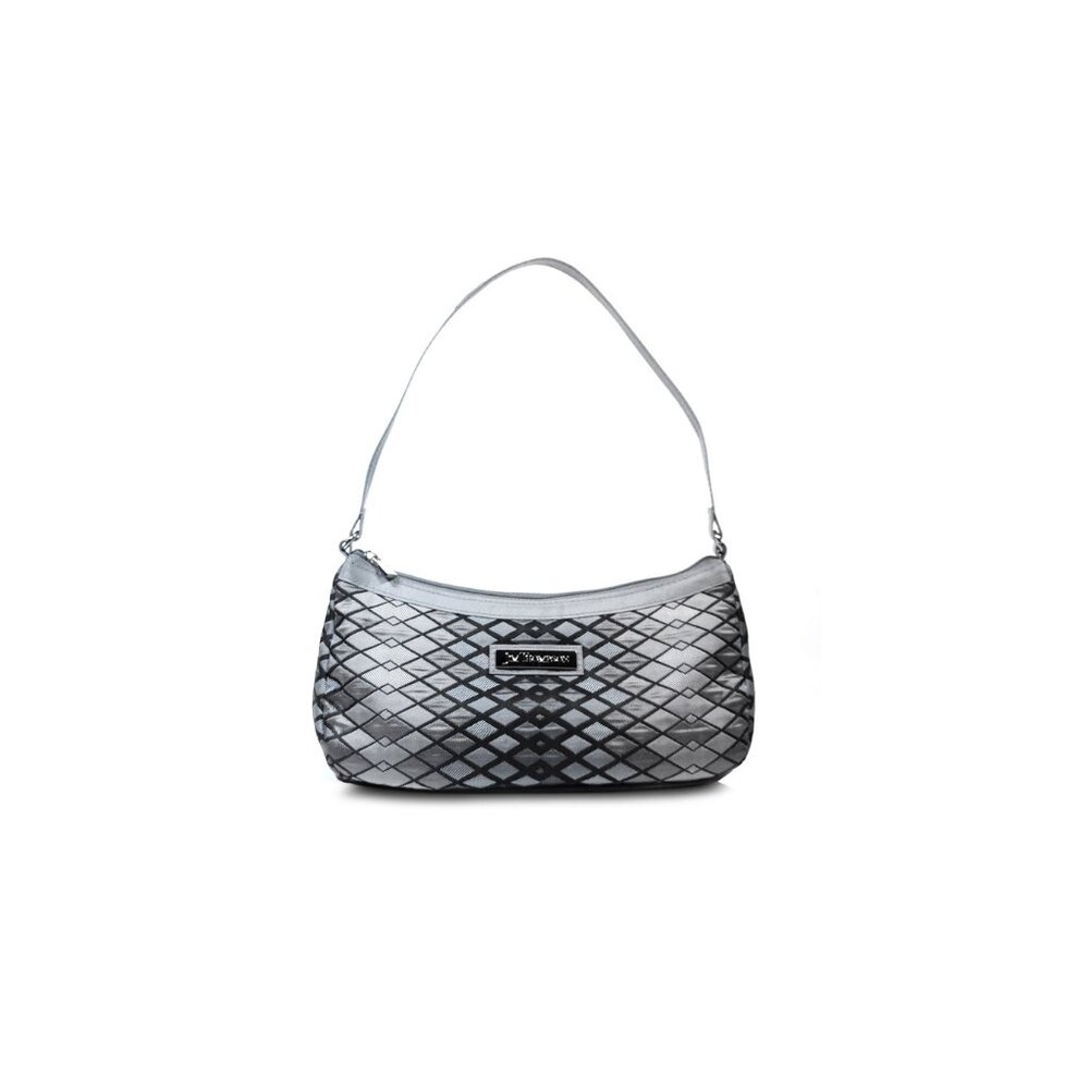 Jim Thompson Gray Silk Evening Purse Cocktail | Party Purse